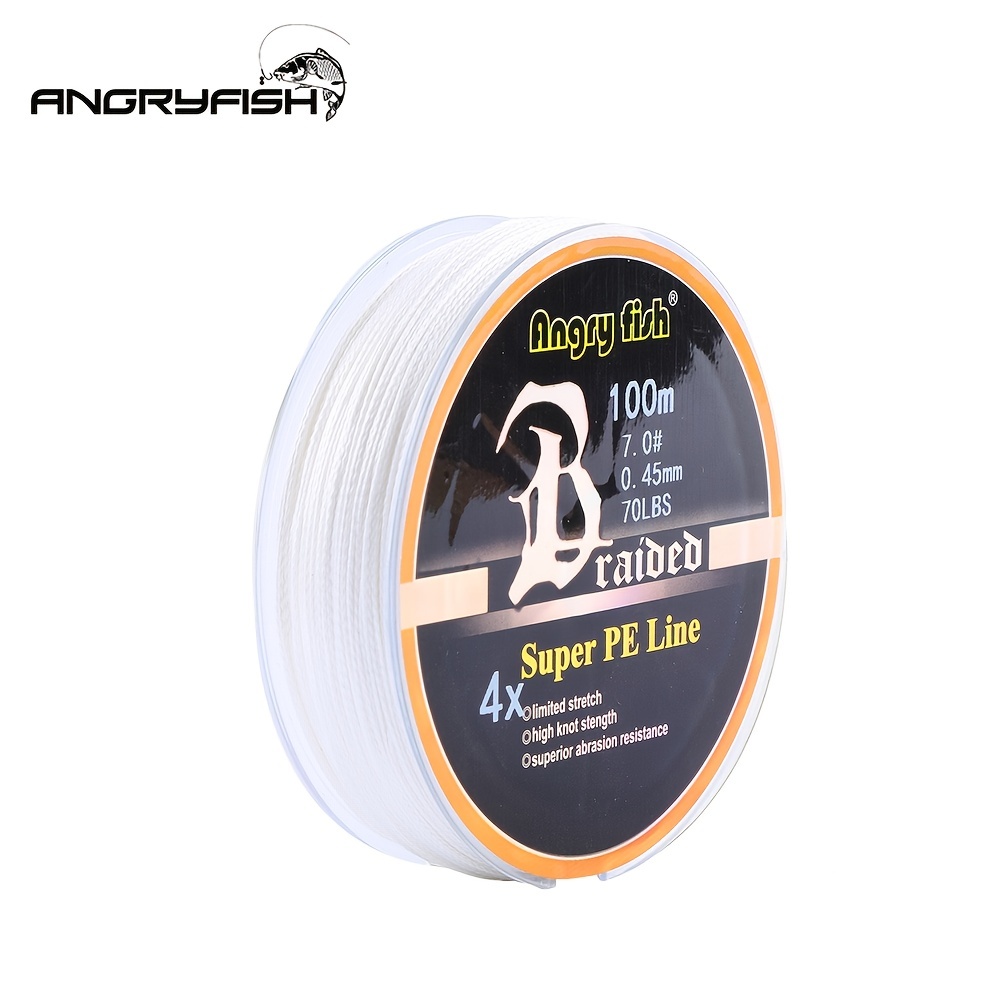 * 4 Strands Super Strong Braided Fishing Line - High Performance for  Saltwater and Freshwater Fishing - 100M/328.08ft PE Braid Line - Maximum