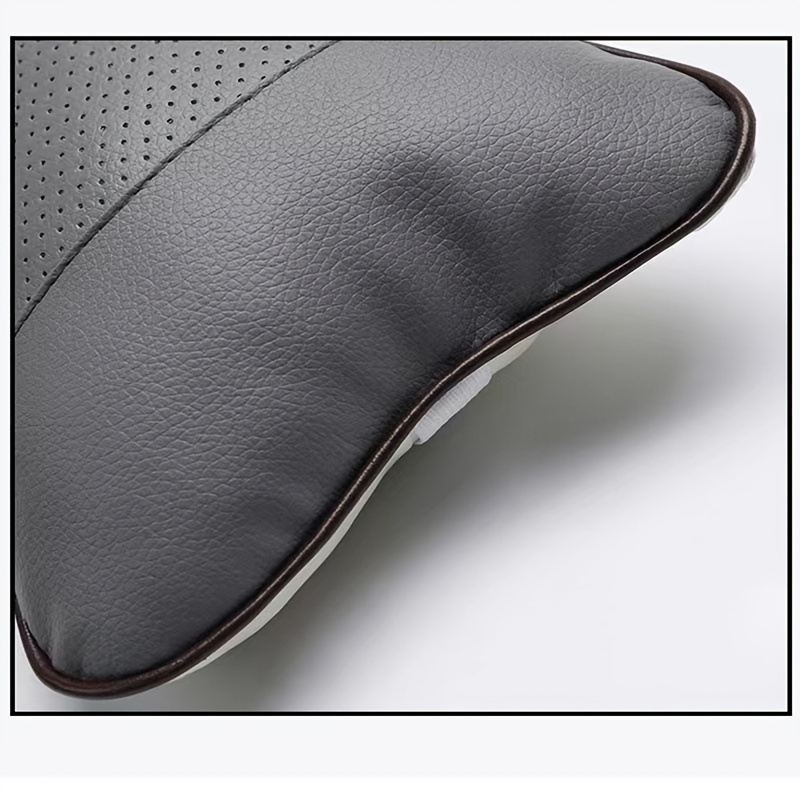 Upgrade Your Driving Comfort With Faux Leather Car Headrest - Temu