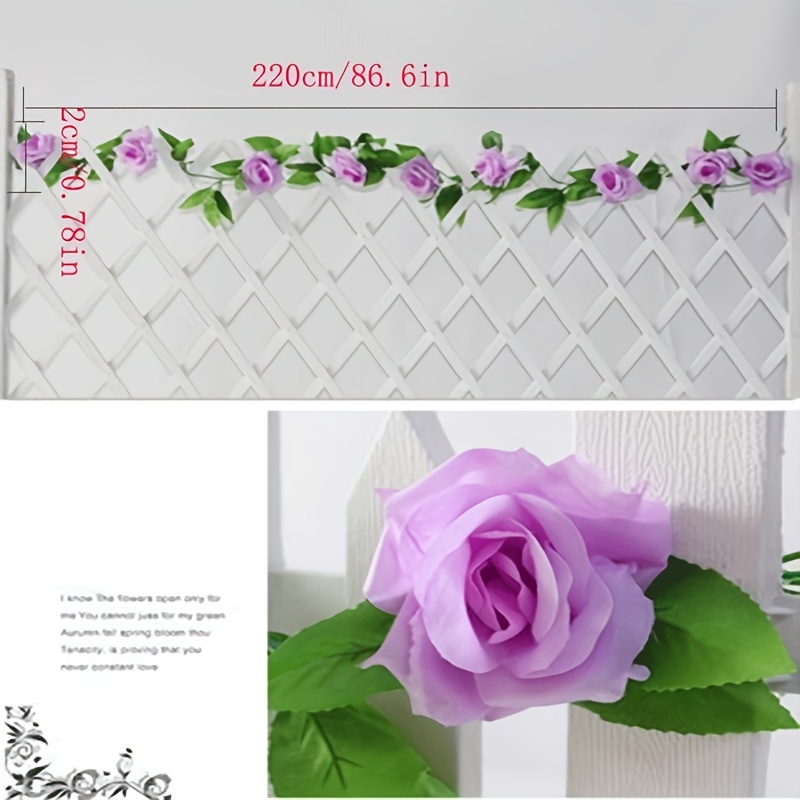 Flower Ivy Garland 86artificial Silk Rose Garland 2 