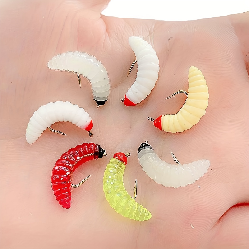 Multicolor Soft Worm Fly Fishing Lures Perfect Trout Maggot - Temu Ireland