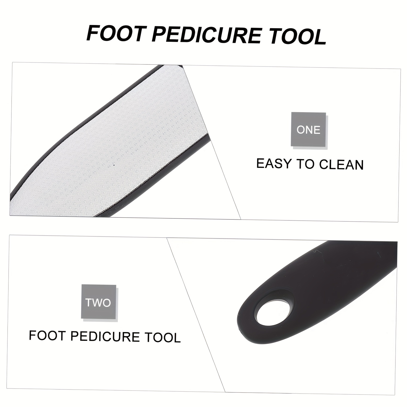 Practical Foot File Callus Dead Skin Remover Stainless Steel Pedicure  Exfoliating File Foot Heel Grinder Foot Care Tool - Temu