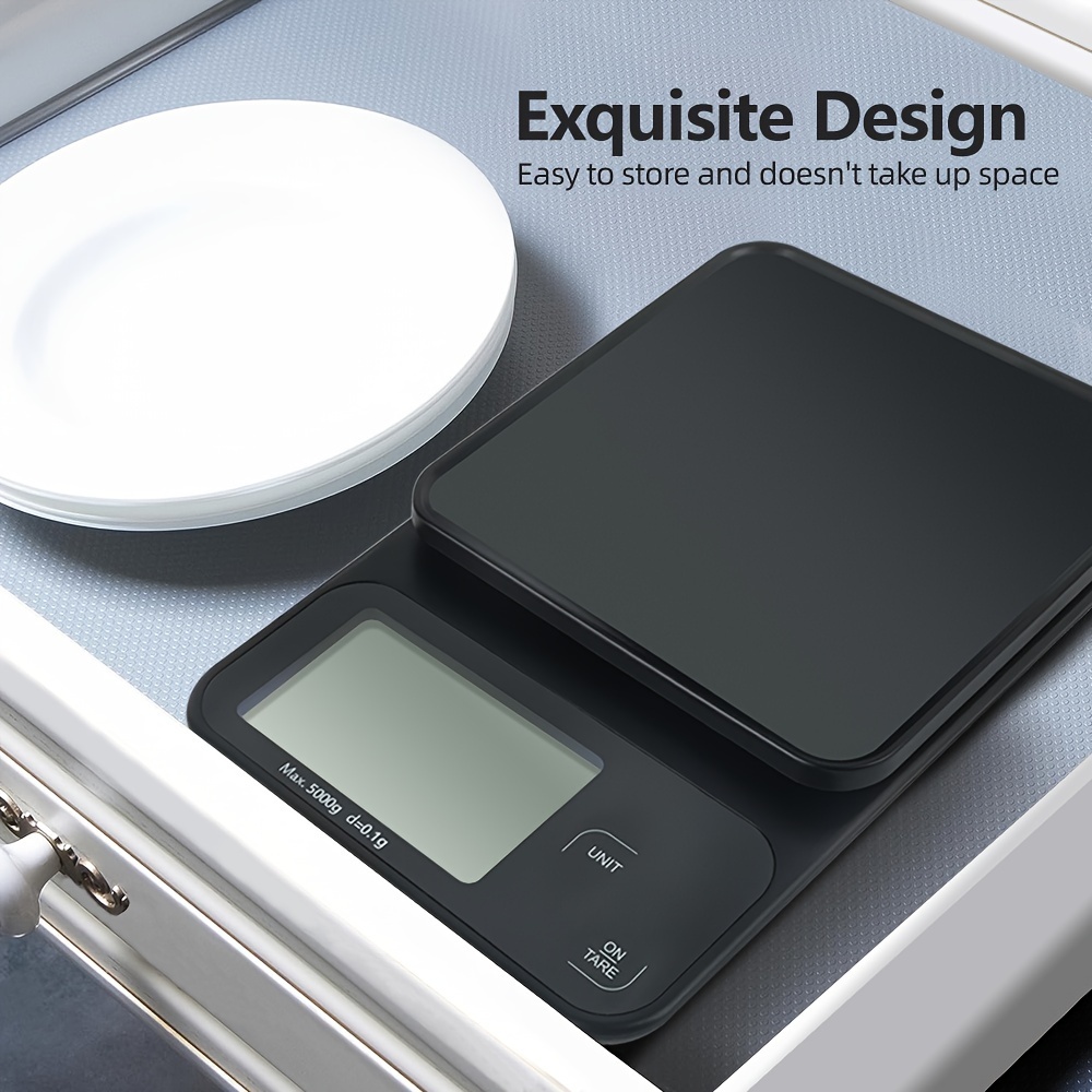 Kitchen Scale, Digital Food Scale, High Precise Measuring Scale, Large Lcd  Display With Batteries - Temu United Kingdom