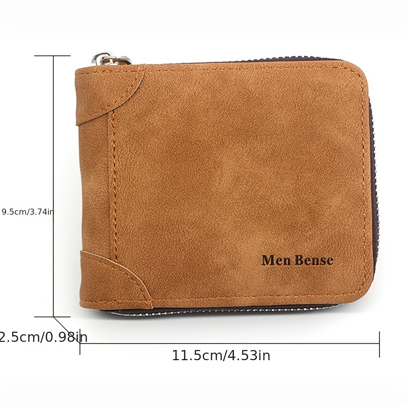 Buy Men Brown Textured Genuine Leather Wallet Online - 720239