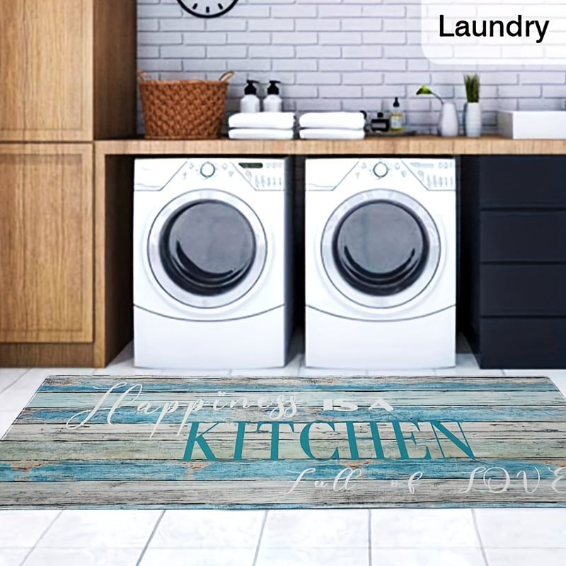 Imitation Wood Panel Kitchen Rugs, Vintage Absorbent Non Slip Cushioned Rugs,  Stain Resistant Waterproof Long Strip Floor Mat, Comfort Standing Mats,  Living Room Bedroom Bathroom Kitchen Sink Laundry Office Area Rugs Runner