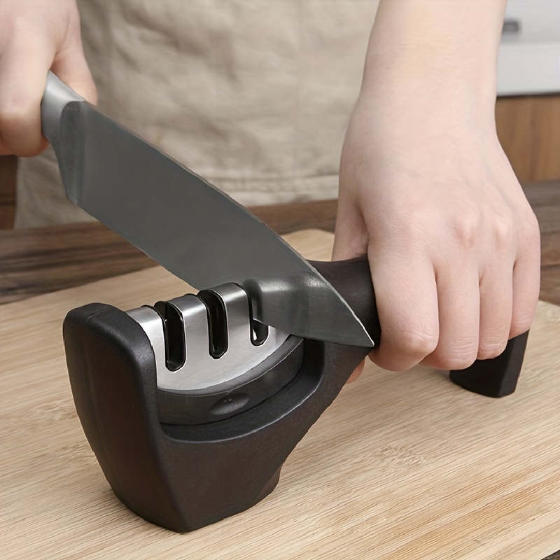 3 in 1 Portable Knife Sharpener Three Stage Knife Sharpener - Temu