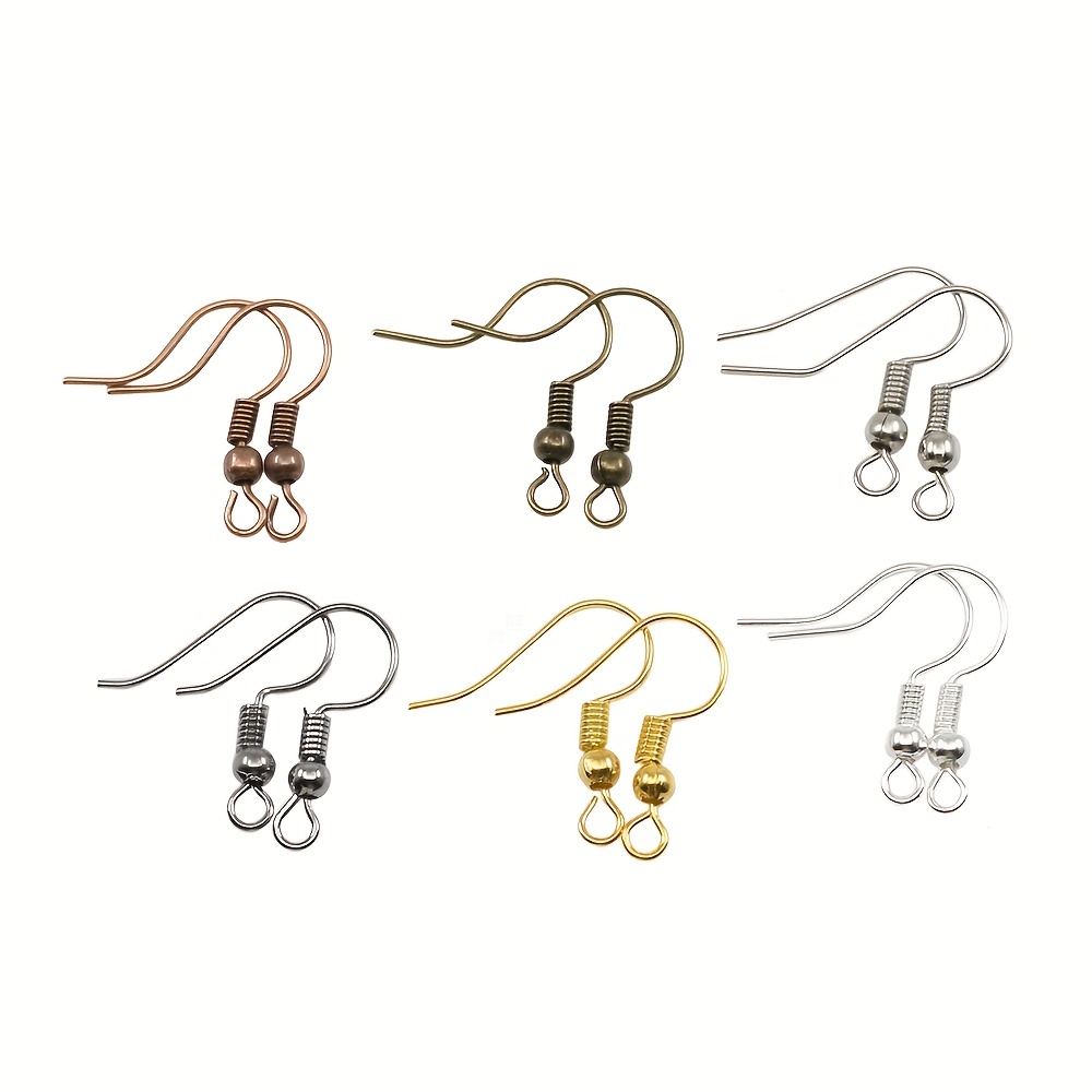 Earrings Components Hooks Twisted Ear Hook Clasps Earring - Temu