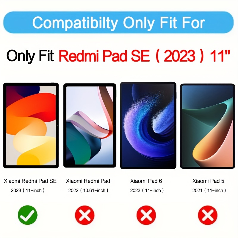 New Smart Case For Xiaomi Redmi Pad Se 2023 Magnetic Tri - Temu