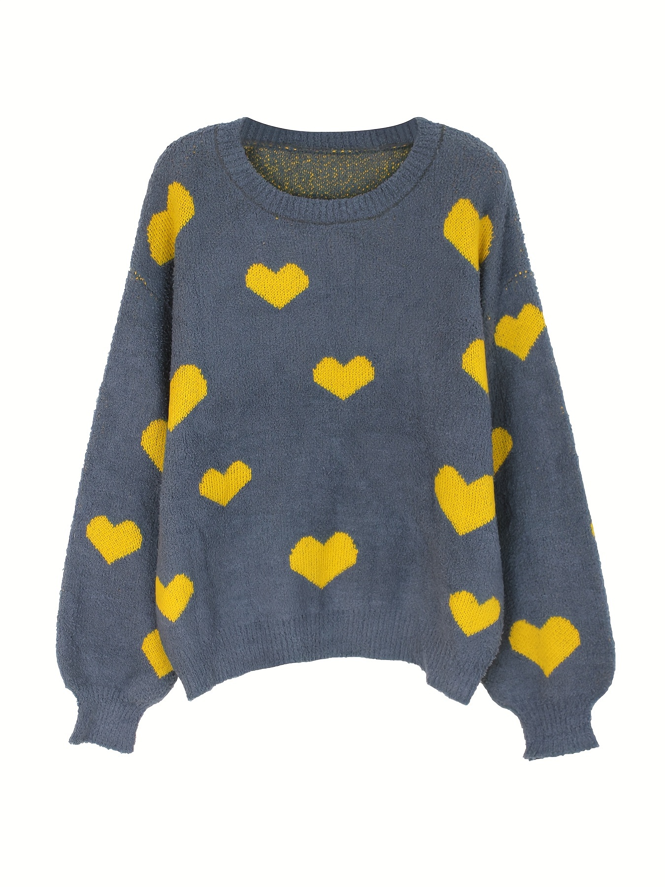 新品未使用★NKNIT heart pattern pullover sweat Girls' Pink Shimmer Heart Sweater For Girls | Factory