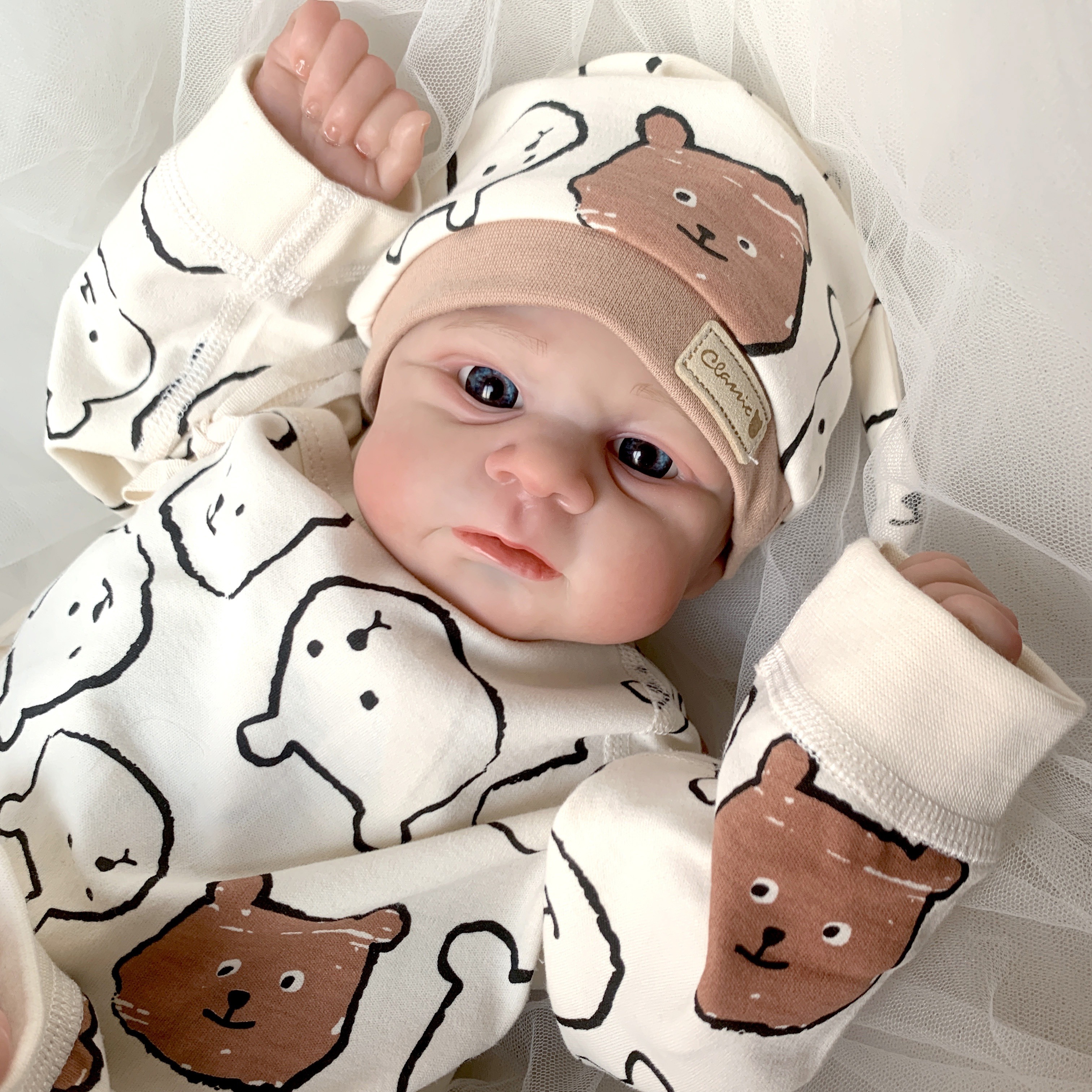 20 Reborn Baby Boy Doll With Realistic 3d Paint Cloth - Temu Canada