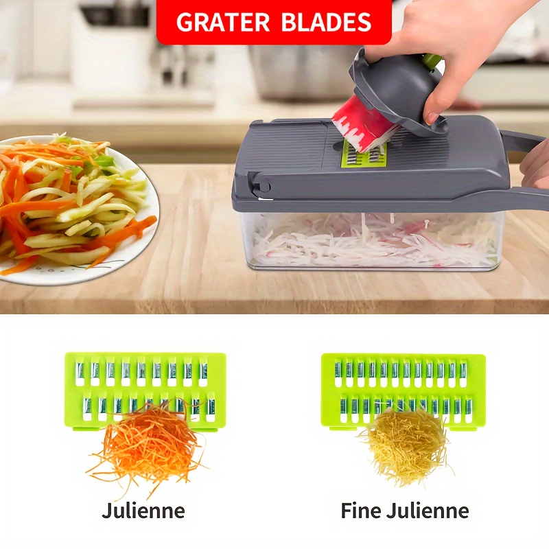 1pc Kitchen Multi-functional Vegetable Cutter, Potato Dicer, Slicer,  Cucumber Grater, Home Use