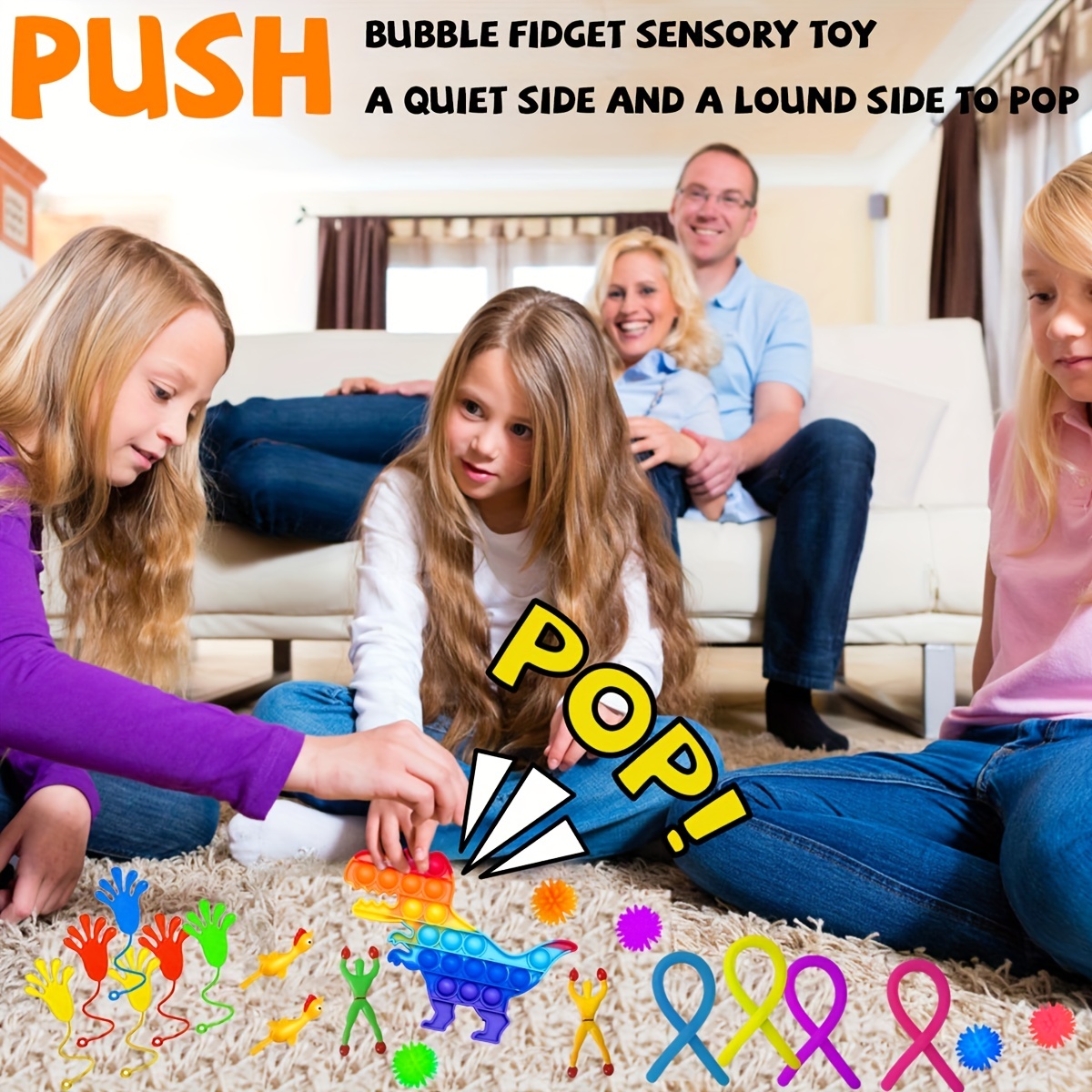 30Pc pas cher fidget jouets anti stress set cordes relief pack cadeau pour  adultes enfants figet sensoriel squishy relief antistress 2021