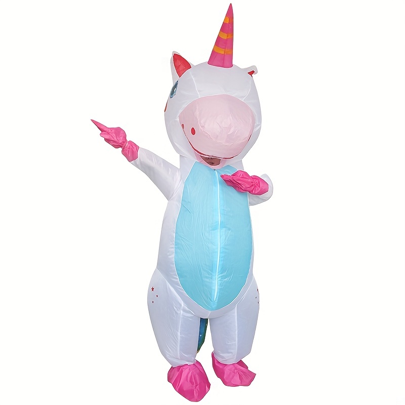 Disfraz de caballo inflable para niños y niñas, traje de Cosplay de  vaquero, divertido, para fiesta de Halloween, Purim