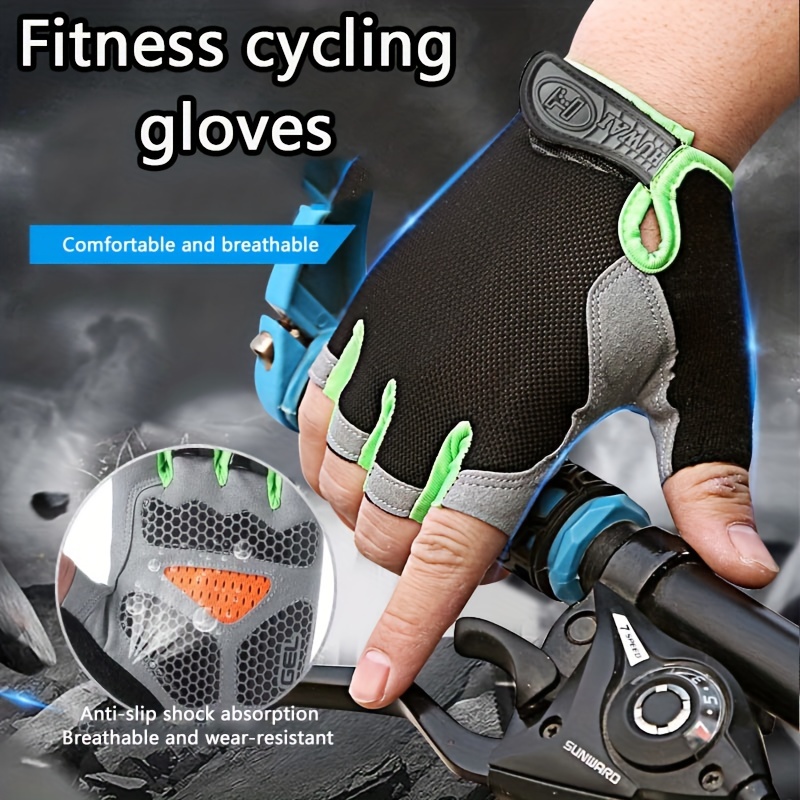 1Paar Radfahren Handschuhe Atmungsaktive Sonnenschutz Fitness