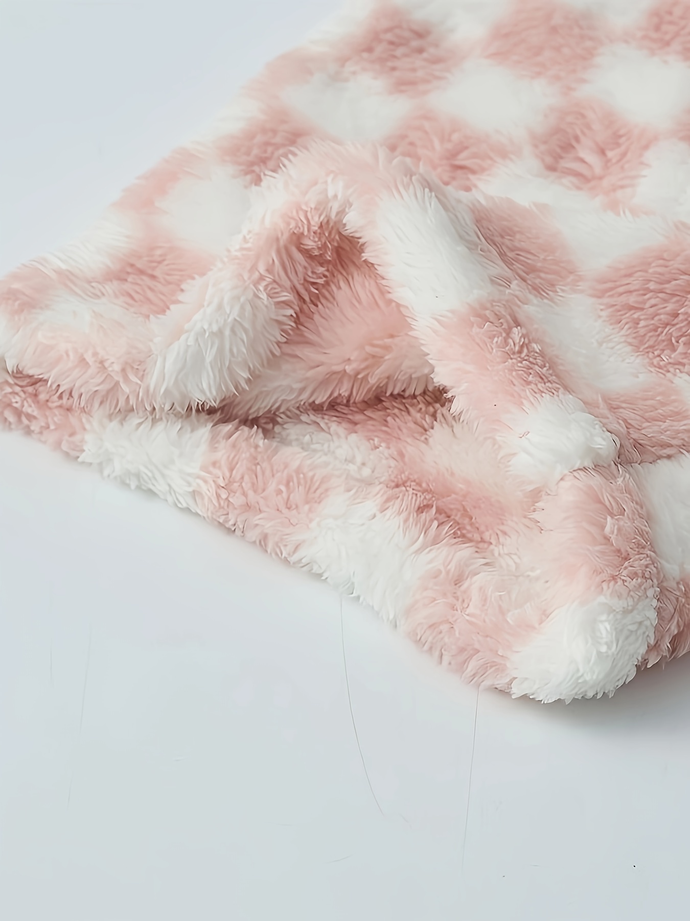Checkered Print Flannel Warm Home Wear Pants