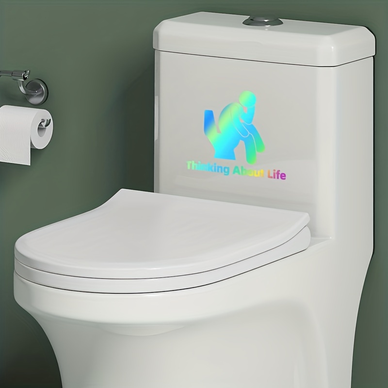 Fun Fluorescent Toilet Seat Decals Glow In The Dark Toilet Seat