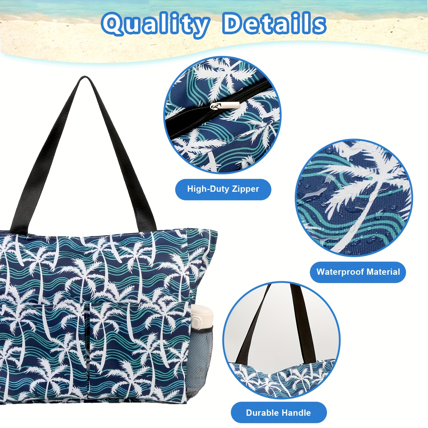 LMYYG Beach bag,Multipurpose Neoprene Bag,Large Tote Bag,Waterproof  Shoulder Beach Bag for Travel Beach Gym Swimming (XL-Yellow) - Yahoo  Shopping