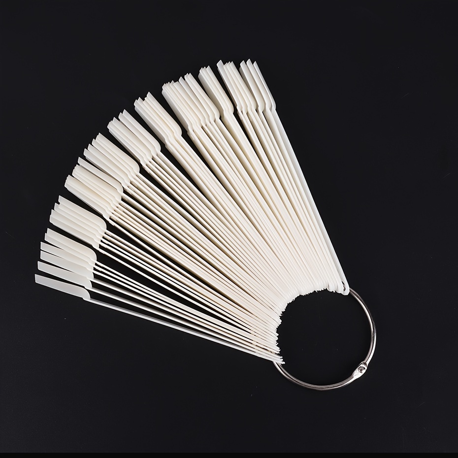 Fan shaped Nail Art Display Shelf Nail Swatch Sticks Stand - Temu