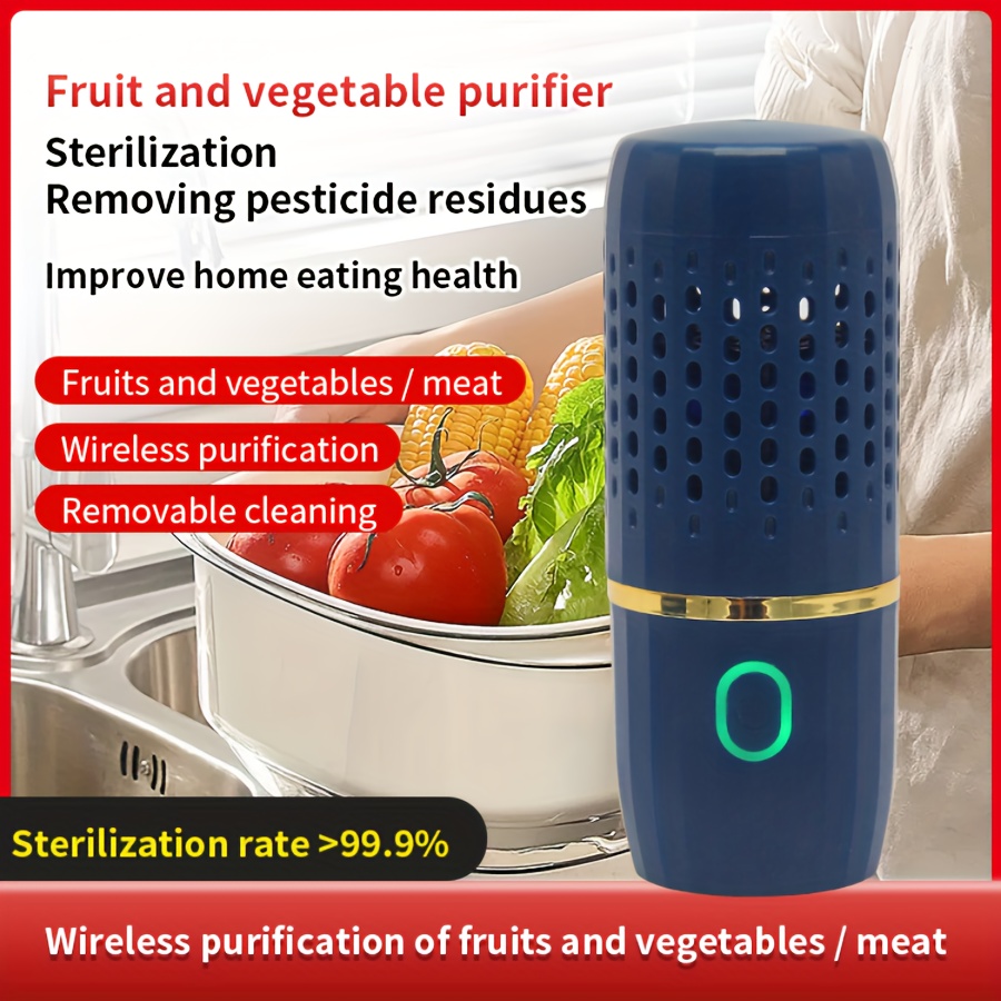 1pc Portable Fruit Vegetable Washing Machine Home Kitchen Daily Charging Fruit  Vegetable Washing Machine Mini Fruit Vegetable Purifier Kitchen Stuff  Kitchen Accessories Home Kitchen Items, Don't Miss Great Deals