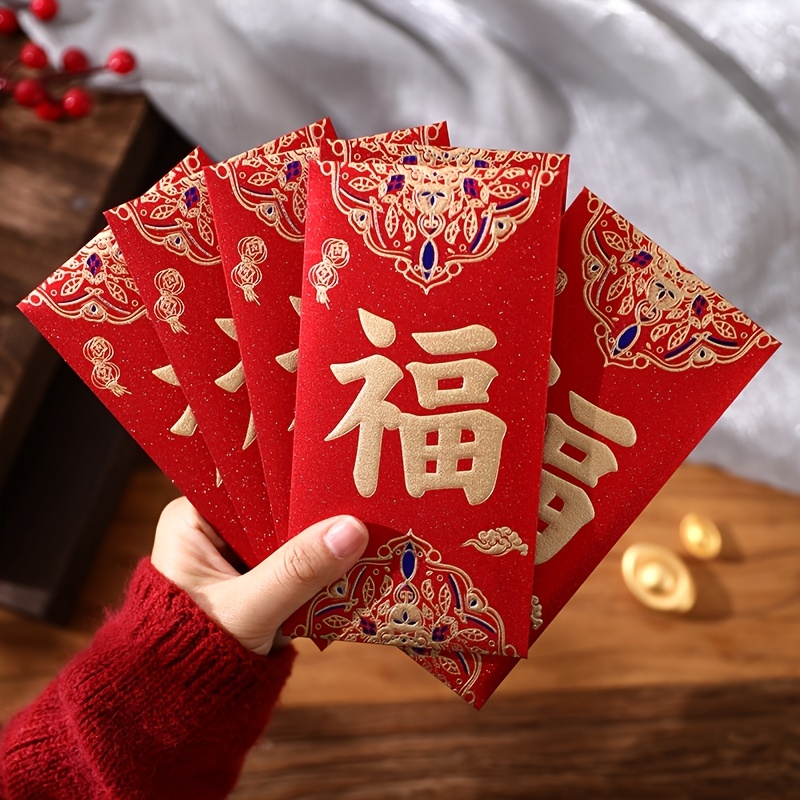 Chinese New Year of the Rabbit red envelope, Lunar New Year - set of 2