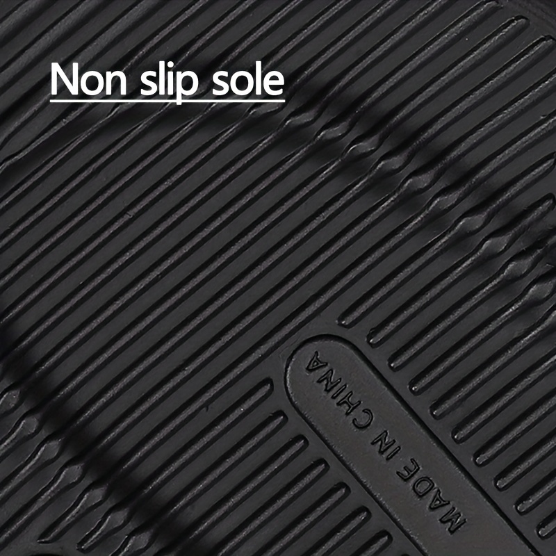 Men's Smile Print Slides Non Slip Slippers