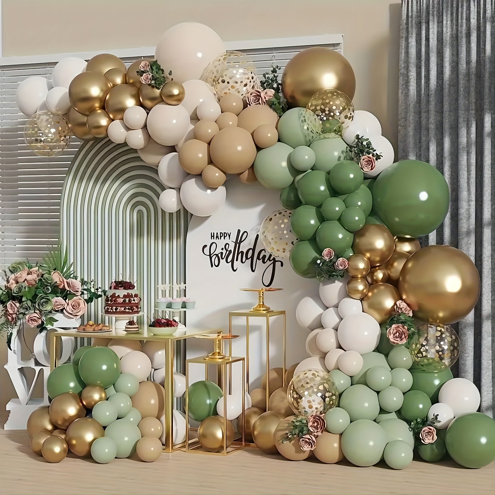 Decoración con globos para babyshower, ¡el broche de oro!