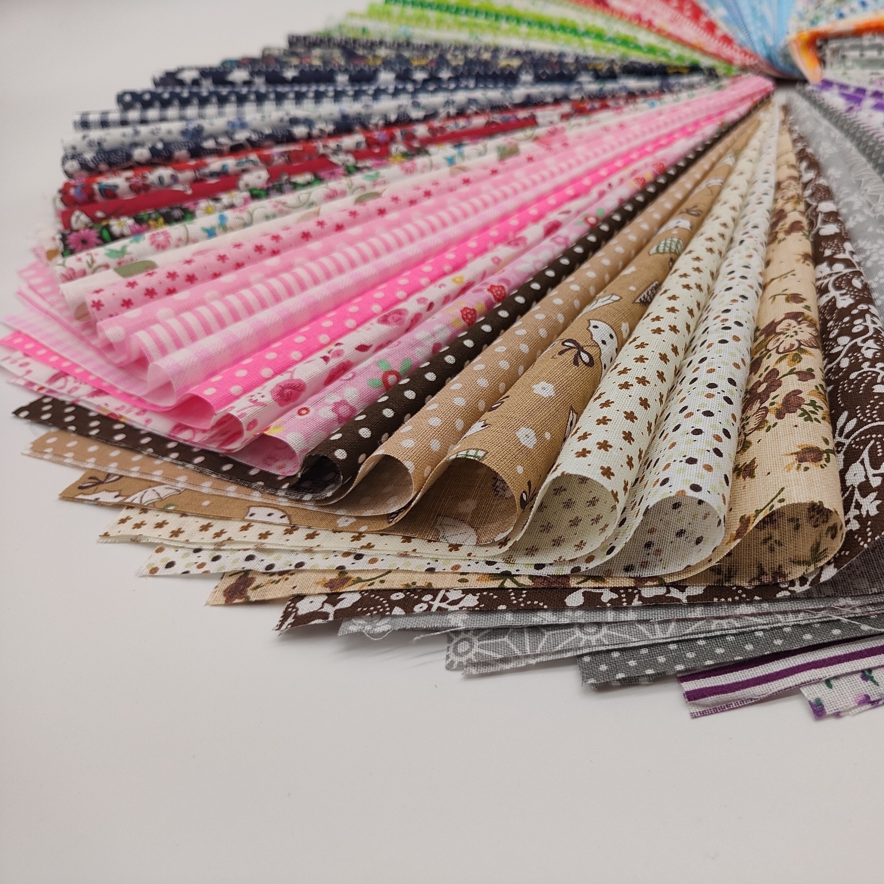 Vintage Floral Precut Fabrics for Quilting 10x10 Print Cotton Quilt Fabric  Squares for Sewing DIY Patchwork Craft (25Pcs) SZRUIZFZ