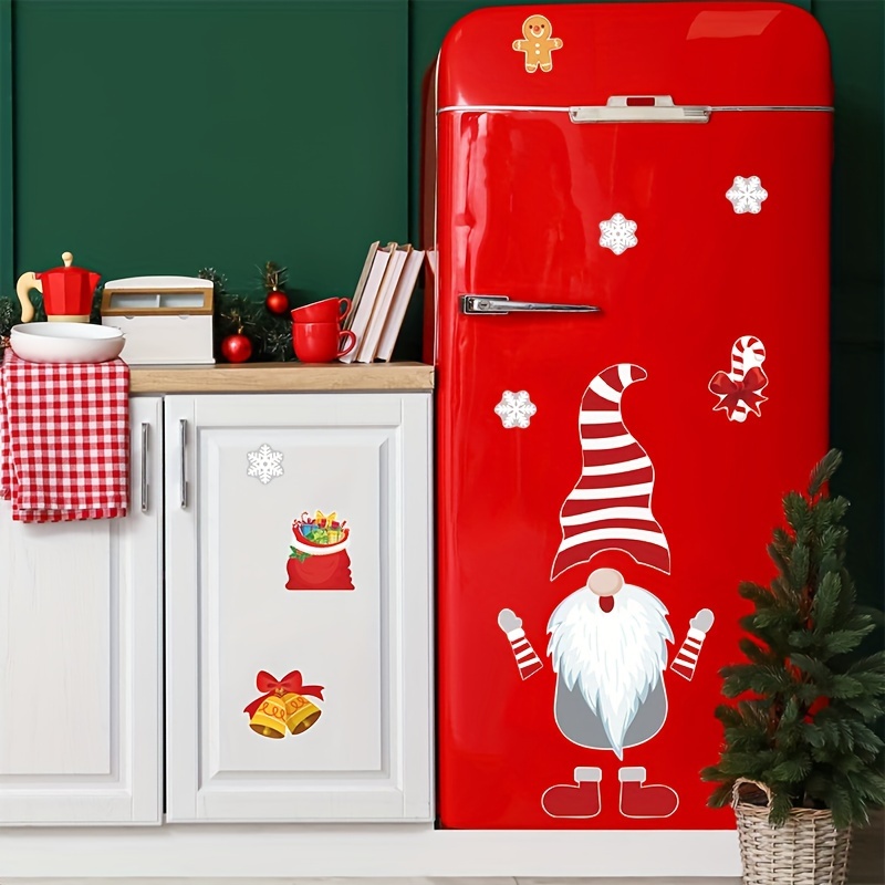 Christmas Decoration, Indoor Home Decor, Refrigerator Handle Cover For Christmas  Kitchen Decoration, Christmas Ornaments, Xmas Gifts - Temu