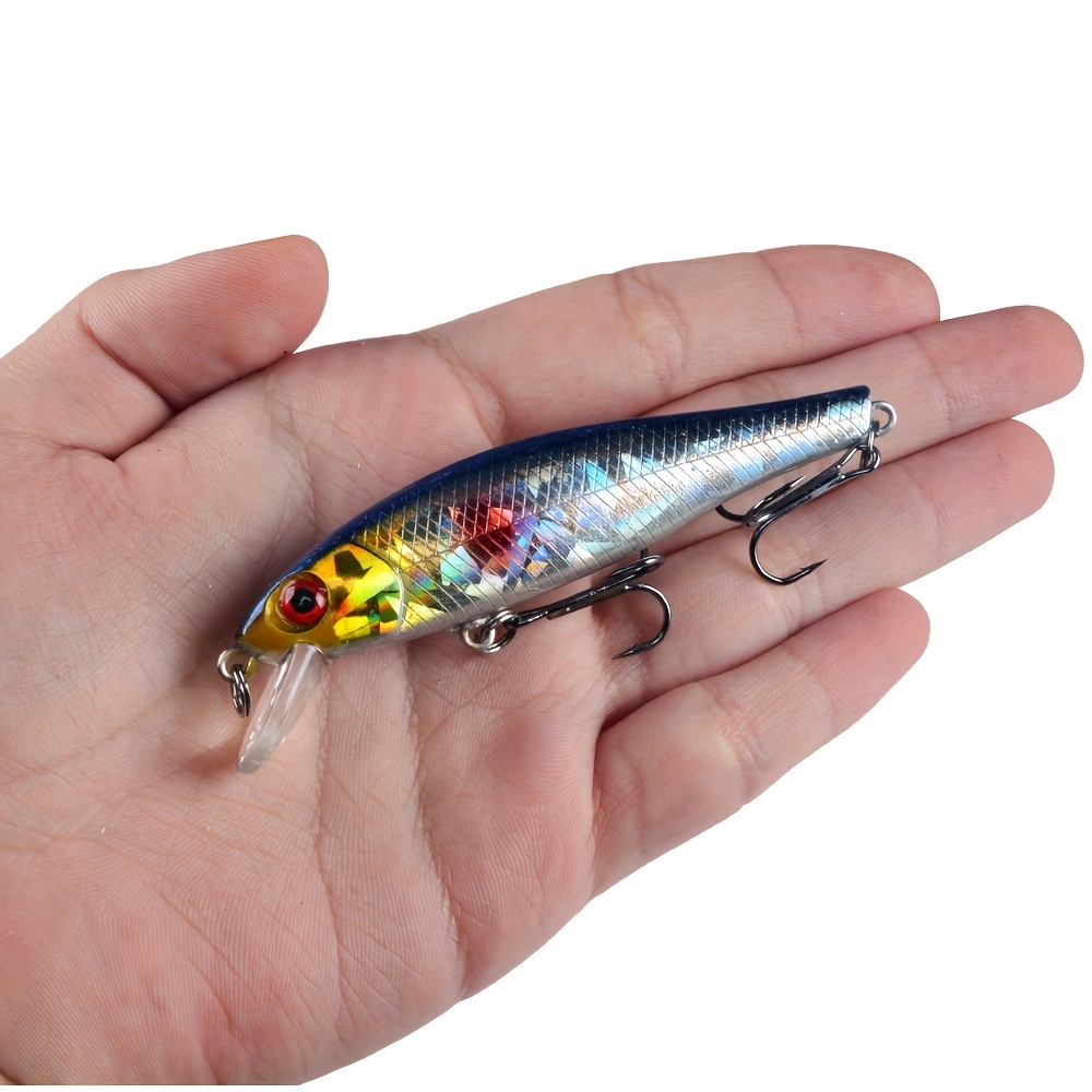 12g Sinking Minnow Fishing Lure 8cm Large Trout Pike Rockfish Hard Bait  Jerkbait Freshwater Saltwater Wobbler (Color : DW96-C, Size : 80mm 12g) :  : Sports & Outdoors