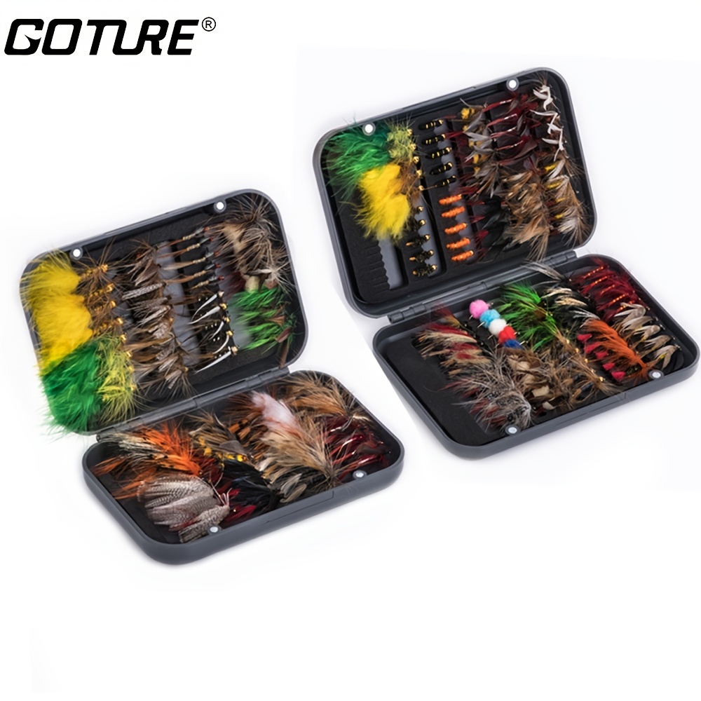 Trout Nymph Fly Fishing Lure Set Dry/wet Ice - Temu Canada