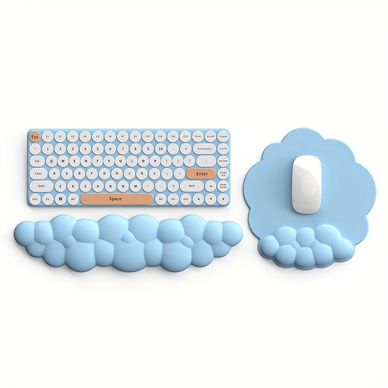 Set di poggiapolsi per tastiera e Mouse supporto ergonomico per poggiapolsi  in Memory Foam per la scrittura del Computer e il sollievo dal dolore al  polso - AliExpress