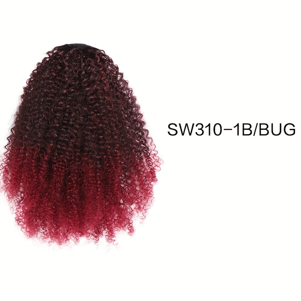 African Drawstring Ponytail Kinky Curly Hair Extension