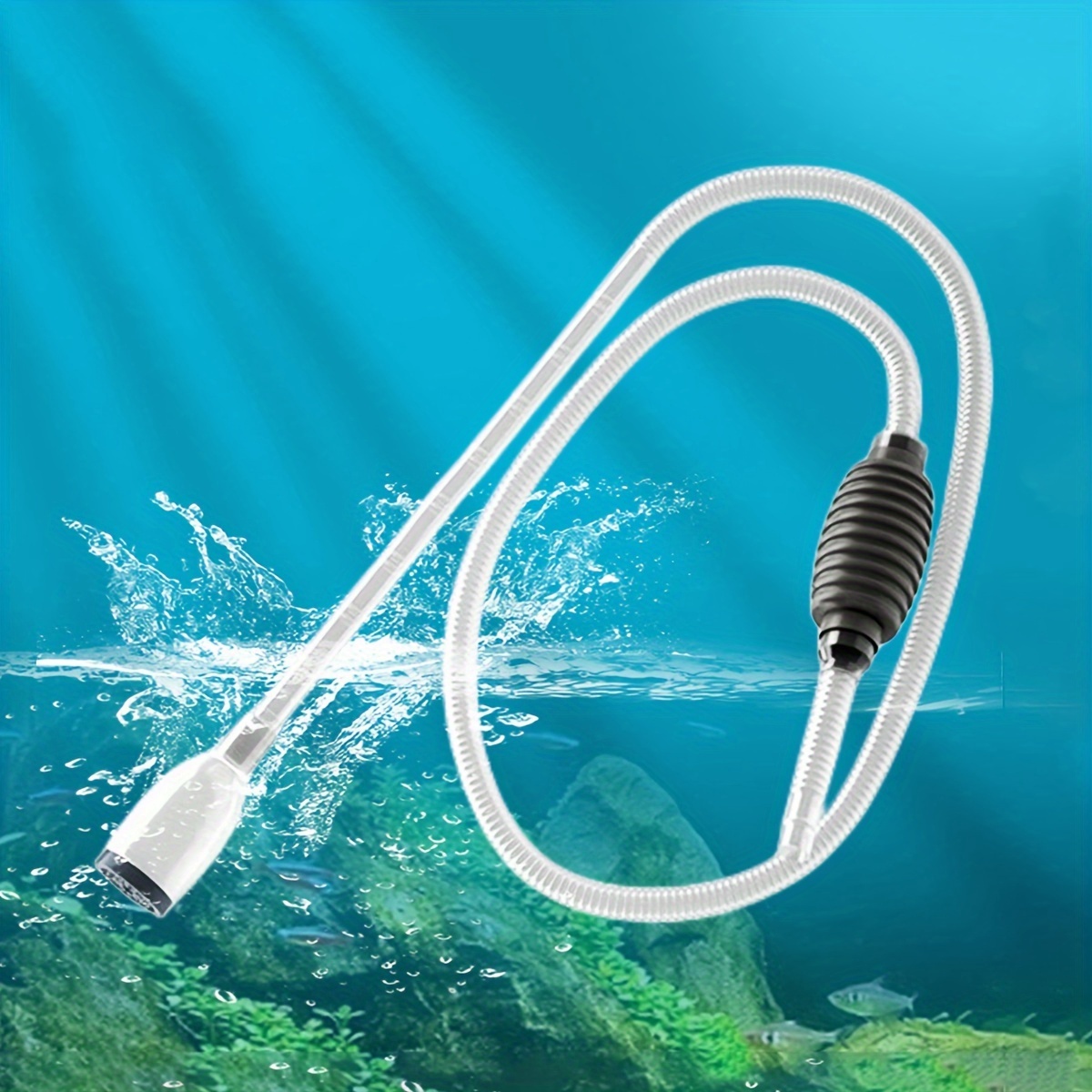 AQUAEL Goupillon pour tuyaux d'aquarium de 9 à 30 mm de diamètre avec tige  160 cm - Entretien/Nettoyage et entretien -  - Aquariophilie