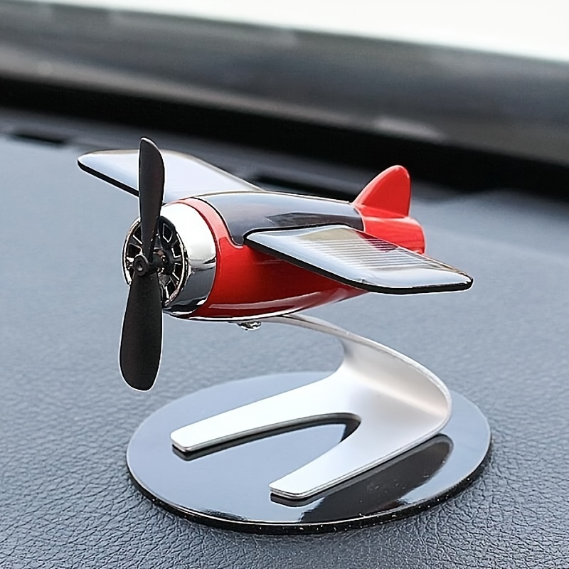 Solar-powered Aircraft Creative Men's Car Decoration Car Interior  Accessories Desktop Decorations Gifts For Women And Men Car Enthusiasts