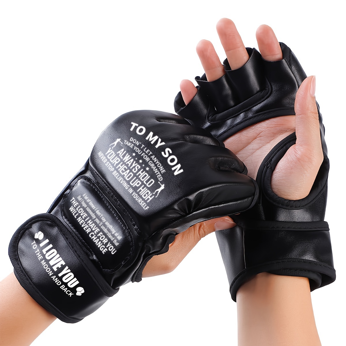 Professional Half Finger Mma Boxing Gloves Training - Temu Canada