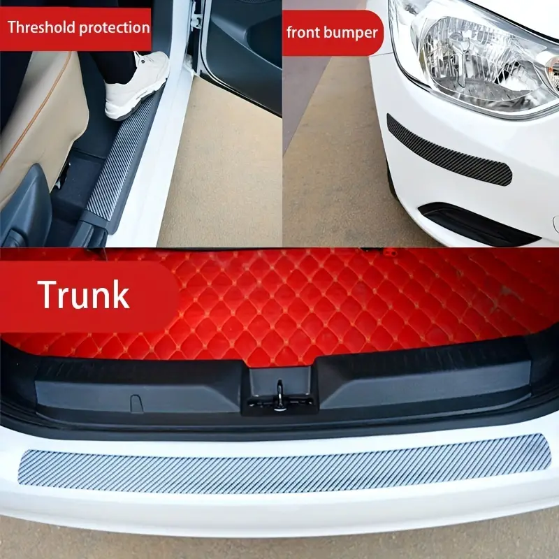 Car Stickers Anti Scratch Door Sill Protector Rubber Strip - Temu
