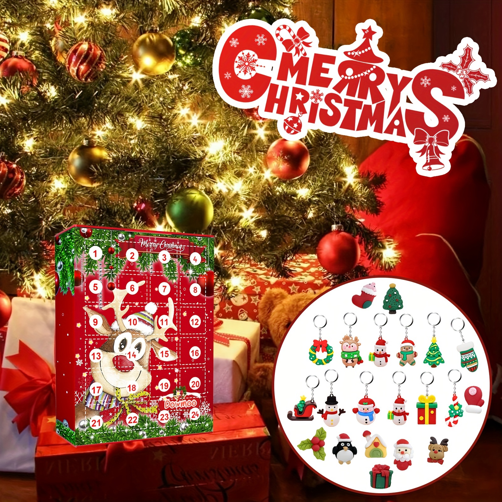 Advent Calendar 2023 Countdown Christmas Box Advent Calendar - Temu