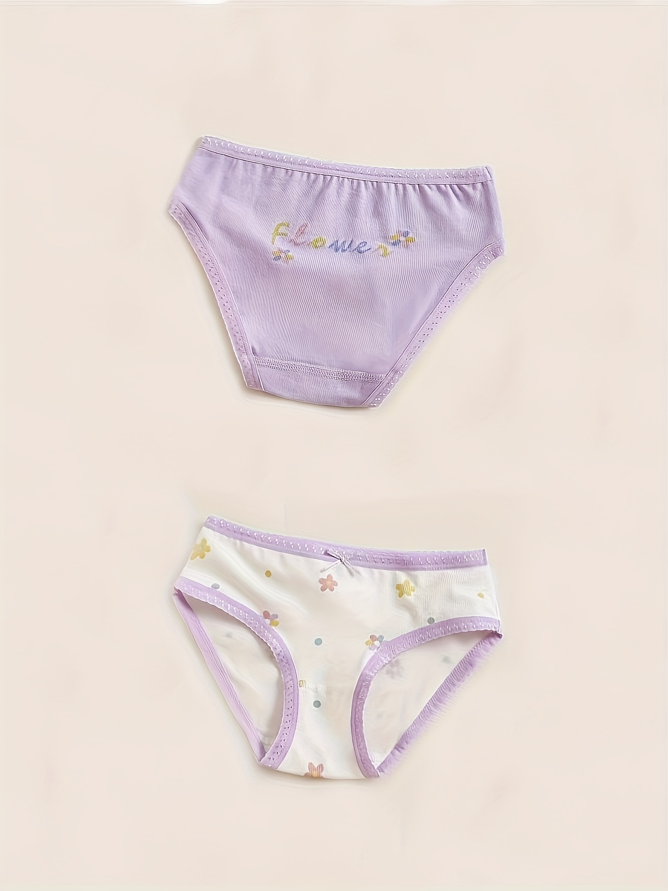 Girl's Underwear Set Cami Top Briefs Set Floral Allover - Temu