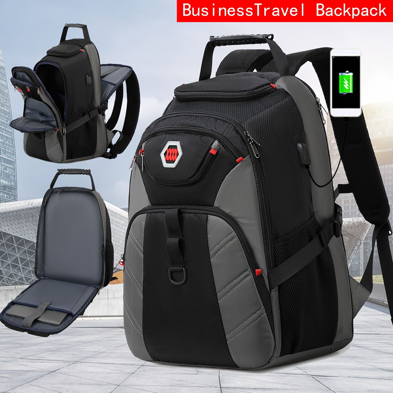 Mochila ligera para la escuela, casual, mochila para ordenador portátil,  para hombres y mujeres, mochila de viaje para escuela secundaria, bolsa de