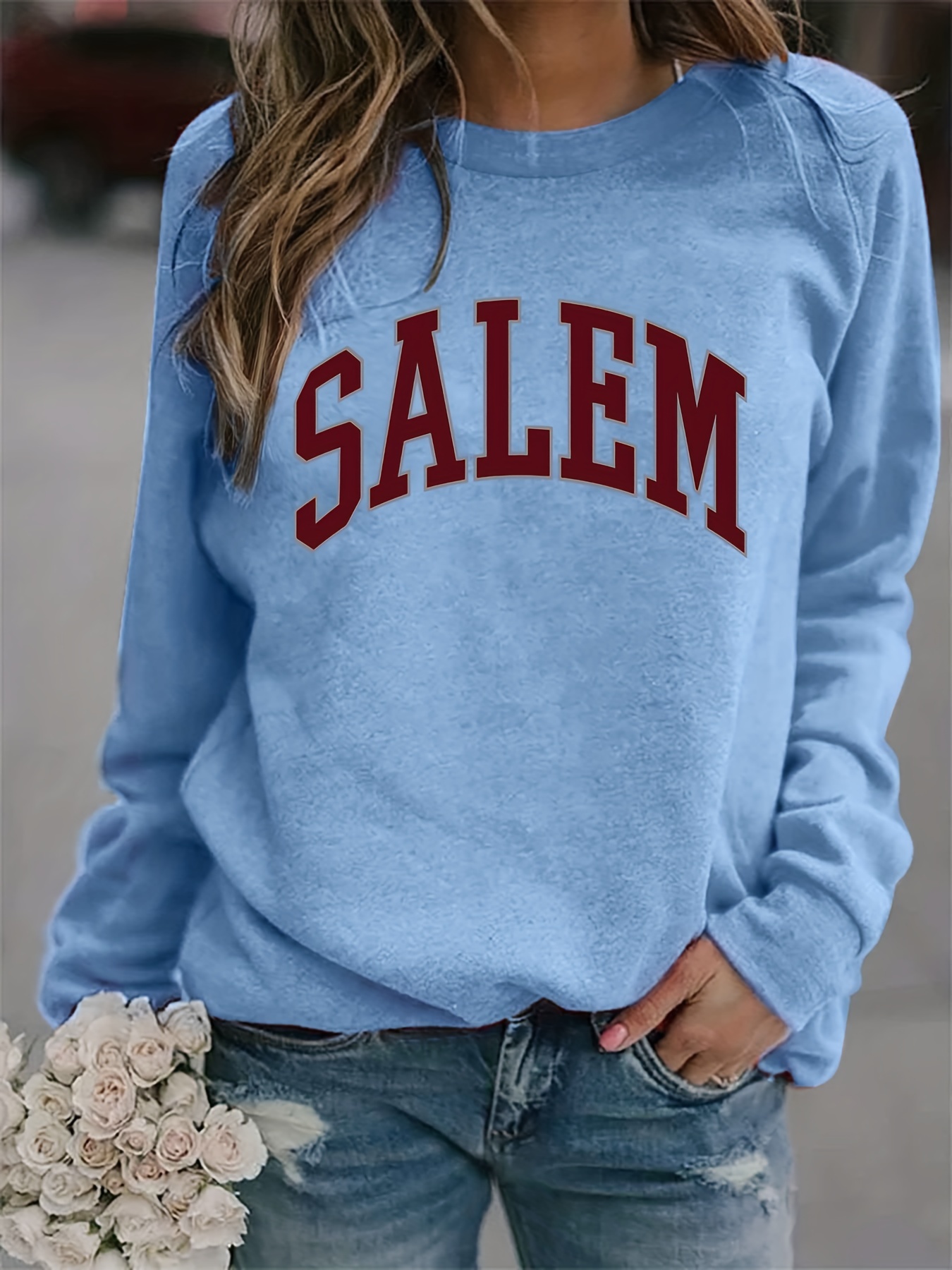 Salem Sportswear Women's Sweatshirt - Grey - L