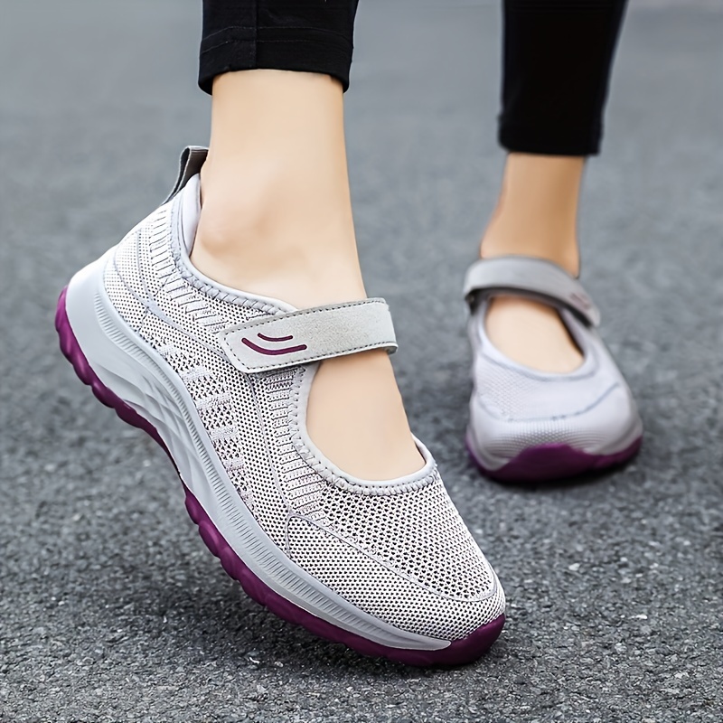 Women's hook sale and loop sneakers