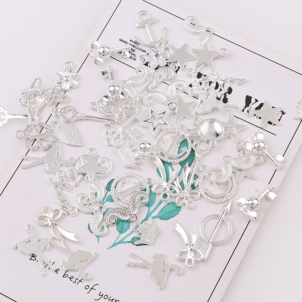 20pcs Set Mixed Style Alloy Pendant Craft Supplies