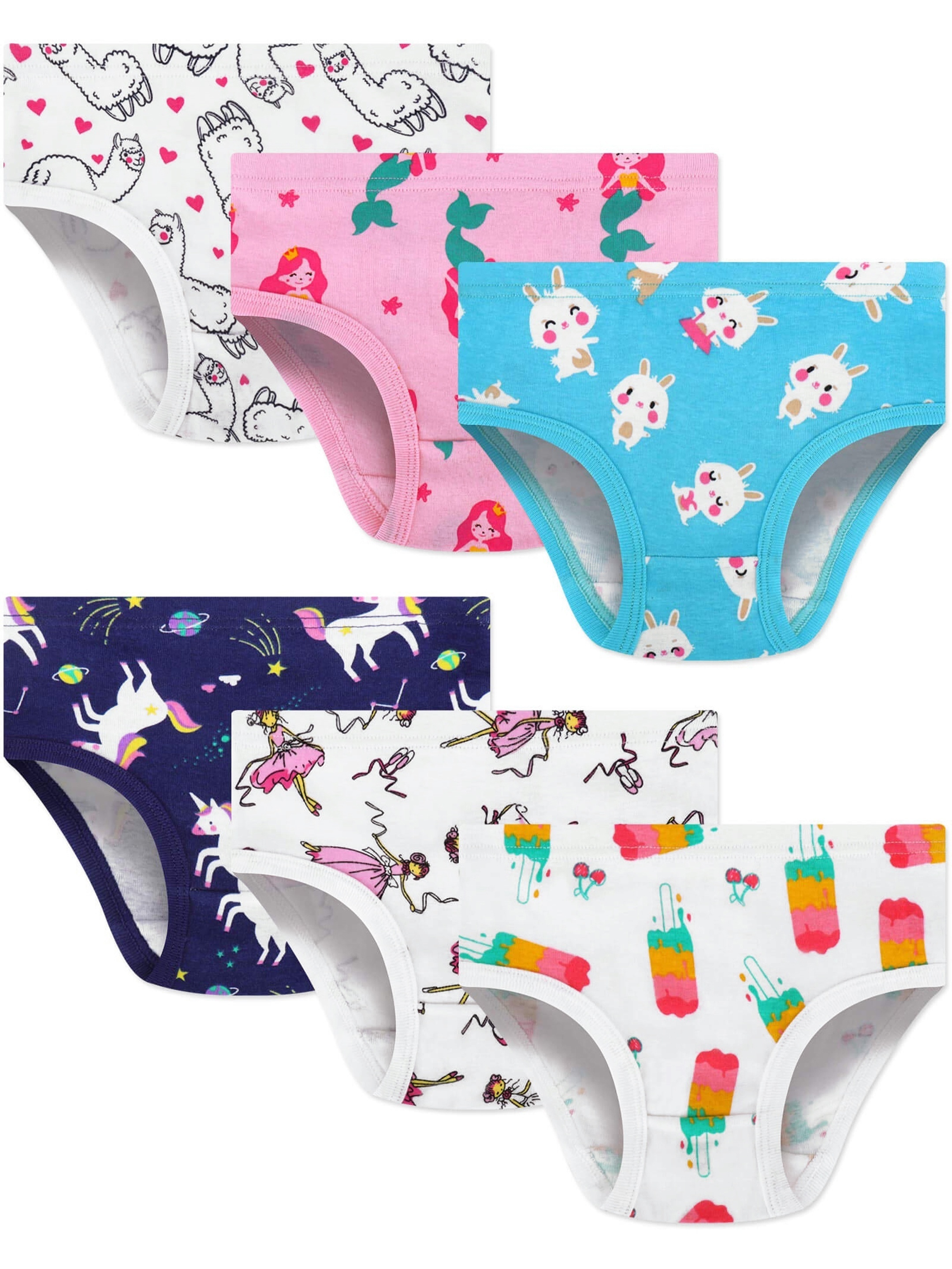  Toddler Girls Underwear Unicorn Mermaid Panties Soft Cotton  Briefs 2t Multicolored