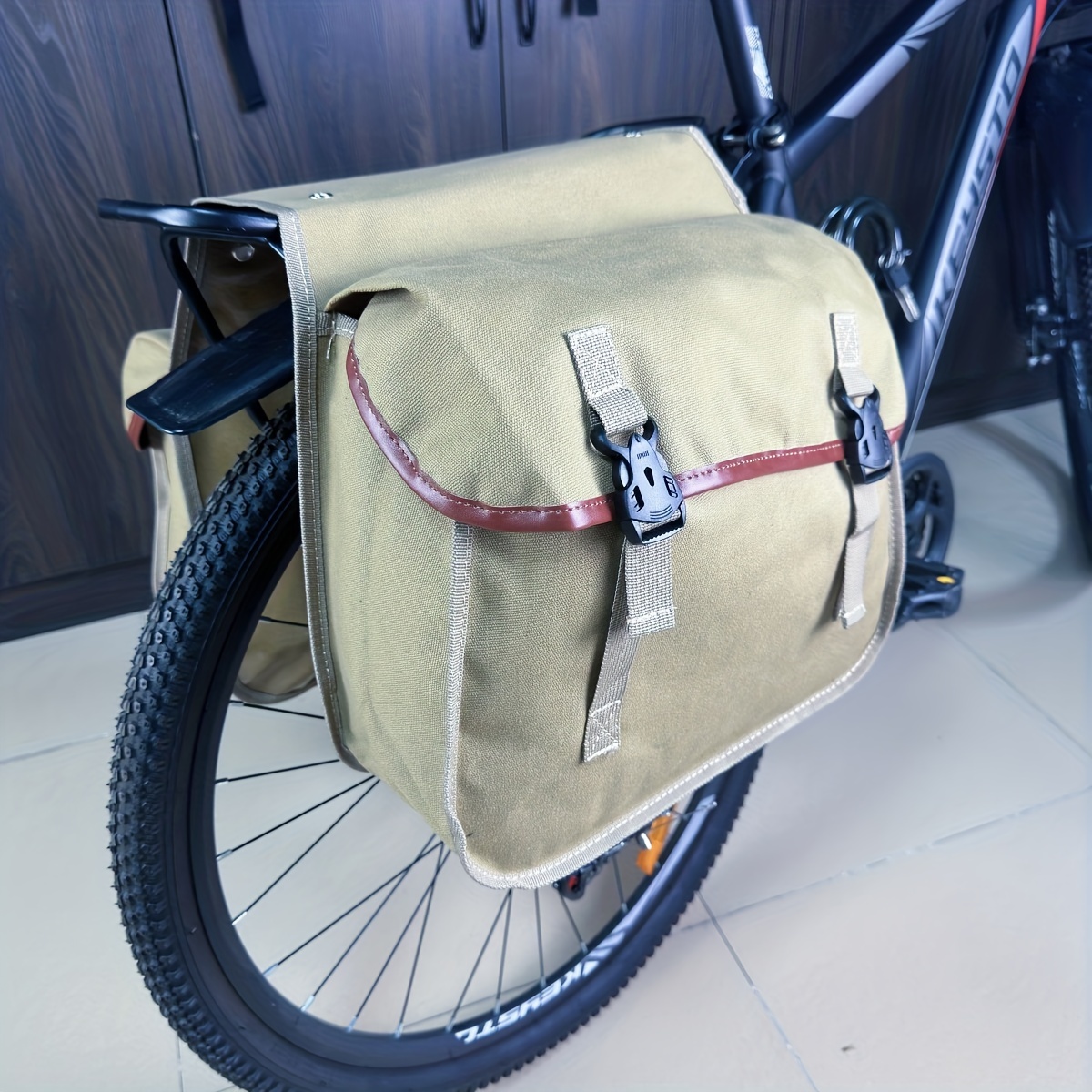 Bicycle Carrier Bag Bike Rack Bag Trunk Pannier Cycling Multifunctiona