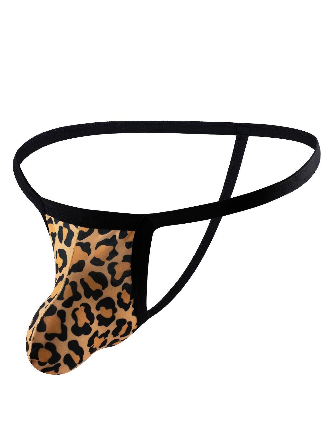 Men's Low Leopard Print G string Underwear Sexy - Temu