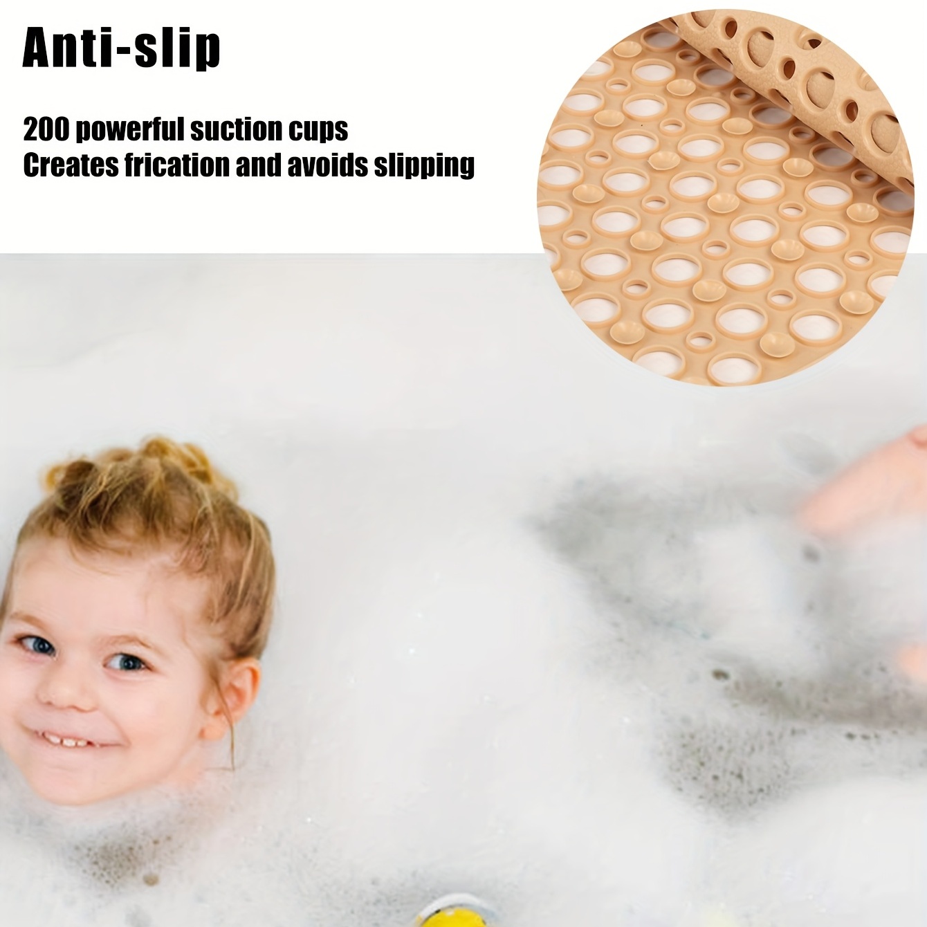  Alfombrilla antideslizante para baño, ducha, baño