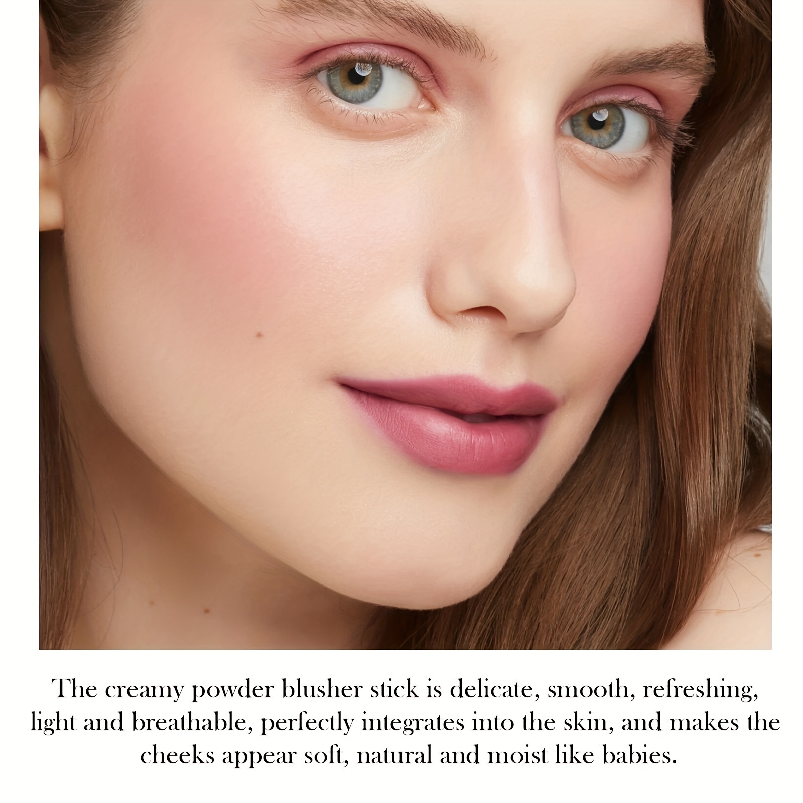 Delicate Waterproof Blush Stick for Brightening Contouring
