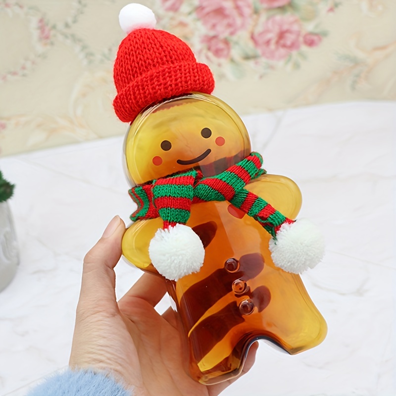 Starbucks Has a Gingerbread Man Shaped Glass Tumbler and It Is So Festive