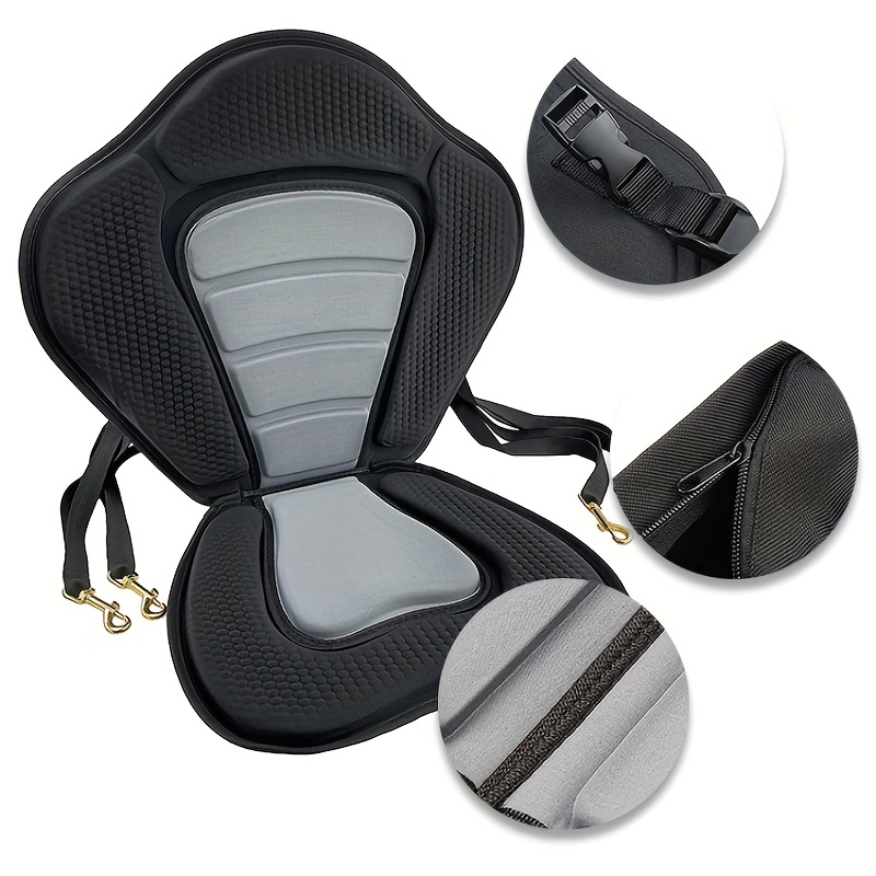 Leader Accessories Black Deluxe Kayak Seat Boat Seat SUP Seat Canoe Seat (Black)