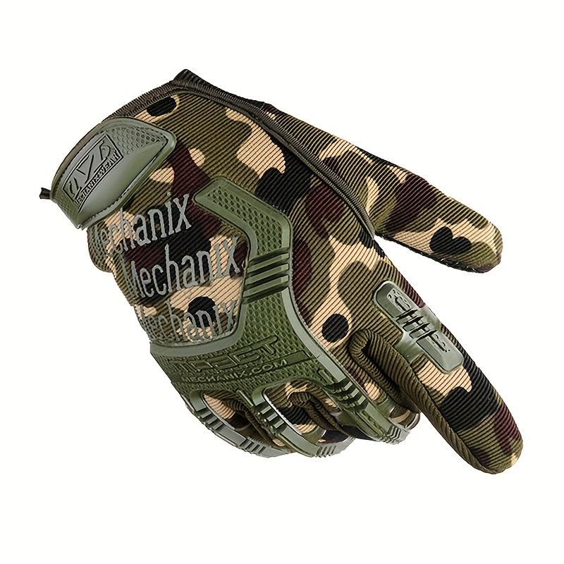 Tactique Armée Militaire Airsoft Tir Vélo Combat Sans Doigts Paintball Dur  Carbone Knuckle Demi Doigt Gants - Automobile - Temu