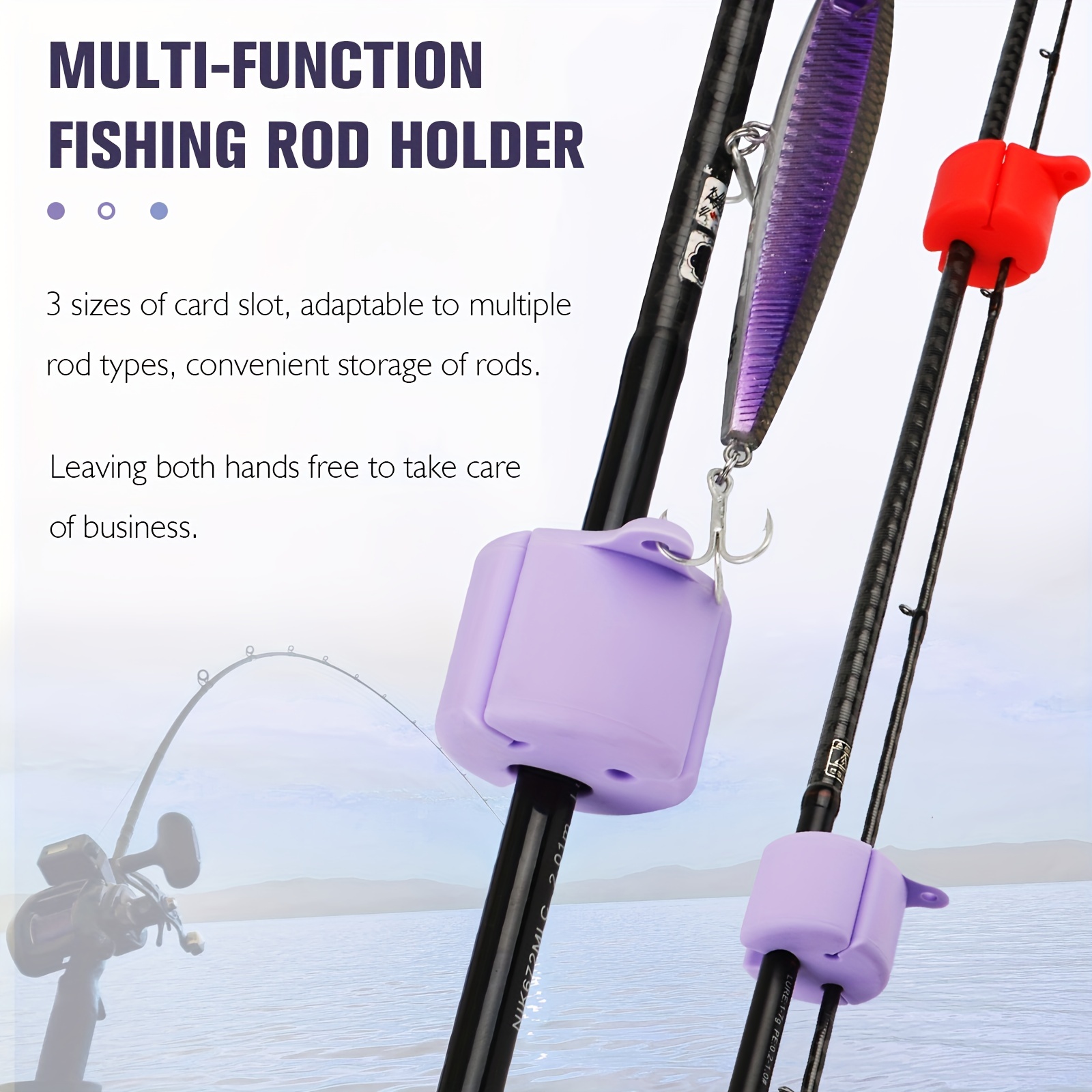 Luminous Fly Fishing Rod Clips Wear resistant 4 Colors - Temu